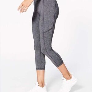 Lululemon Speed Up Heathered running tights leggings capris